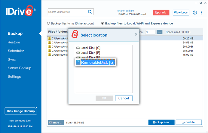 idrive express backup procedure idrive express backup procedure